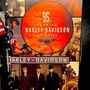 2 Harley-Davidson 95th Reunion Anniv. Invitations